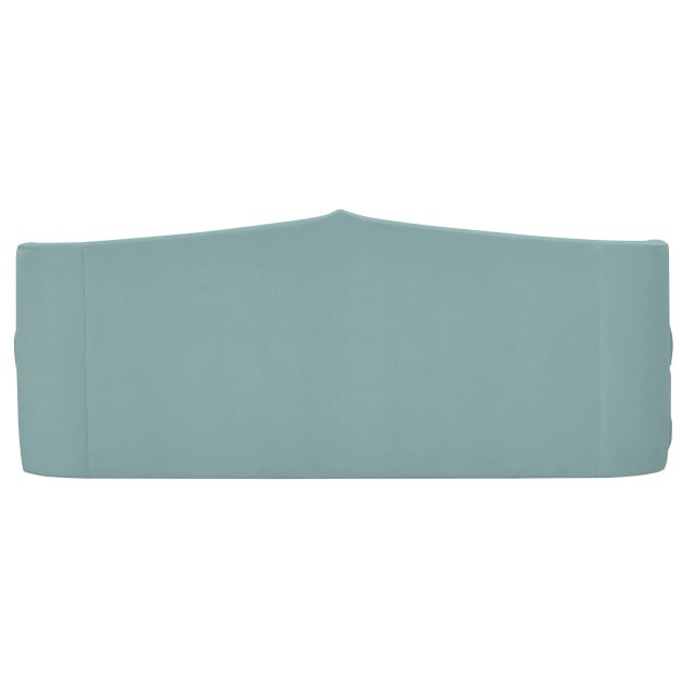 The Chairish Collection Aveline Sofa, Tidewater Blue Velvet For Sale - Image 4 of 6