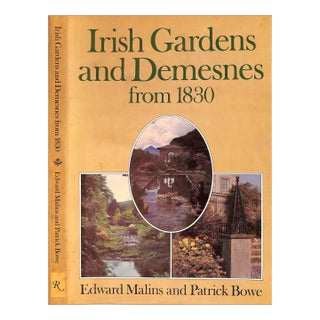"Irish Gardens and Demesnes From 1830" Book 1980 Malins, Edward and Bowe, Patrick For Sale