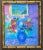 Original Hand Embellished Color Serigraph by Fauvist Artist Jean-Claude Picot with Acrylic Paint on Paper Encased in a...
