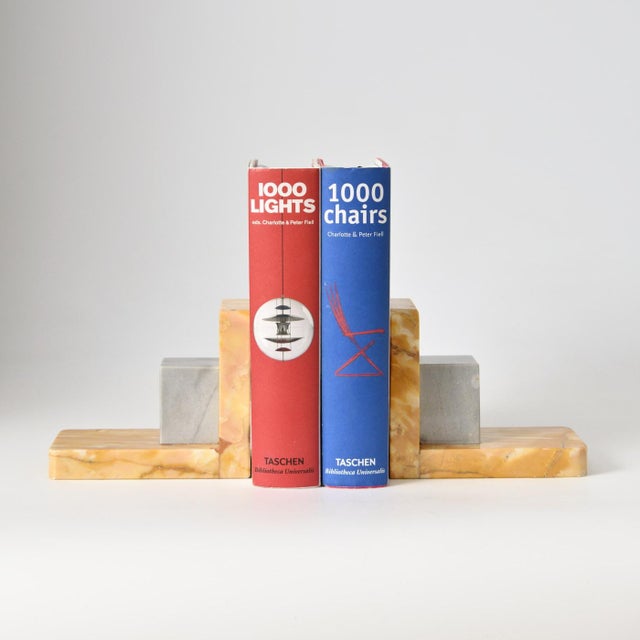 Art Deco Marble Bookends, 1930s, Set of 2 For Sale - Image 9 of 10