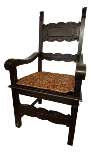 1950s Vintage Italian Throne Chair
