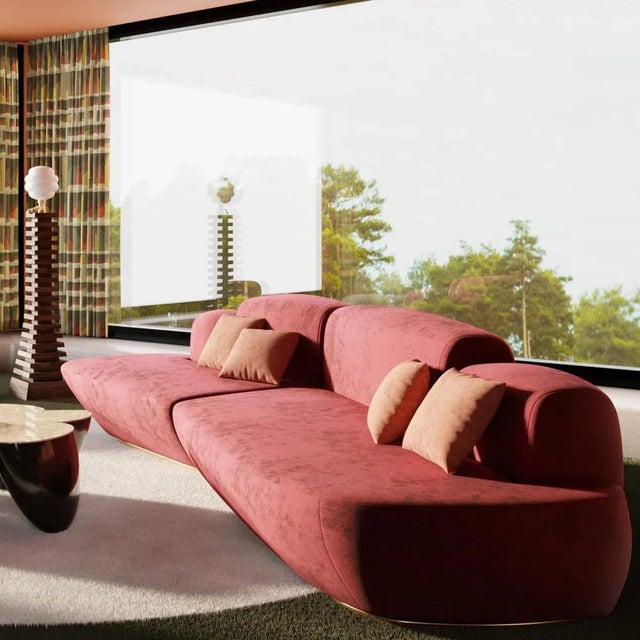 Metal Vokli Sofa by HOMMÉS Studio For Sale - Image 7 of 10