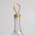 Gold Antique French Louis XVI Gilded Crystal Decanter With Heart Stopper For Sale - Image 8 of 14