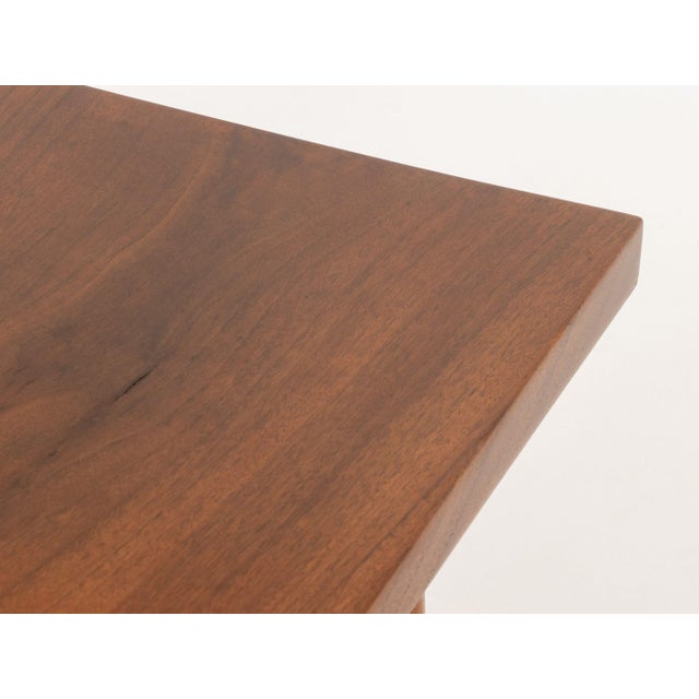 Wood George Nakashima American Black Walnut End Table, 1964-5 For Sale - Image 7 of 8