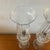 Transparent Mid 20th Century Art Deco Pressed Glass Vanity Bedside Table Lamps - Set of 2 For Sale - Image 8 of 10