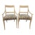 Set of 2 Baker Side Dining Chairs For Sale
