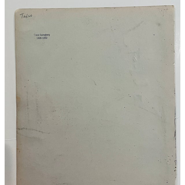 Mexican 1950s Grace Spongberg Taxco Mexico Drawing For Sale - Image 3 of 3