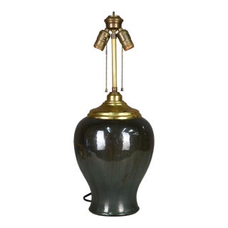 1920s Fulper Pottery Base Table Lamp For Sale