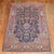 Zabihi Collection Navy Antique Persian Kashan Carpet - 4'6" x 6'9" For Sale - Image 11 of 11