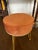 1960s Mid Century Suede Vanity Stool For Sale - Image 5 of 5