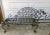 Early 20th Century Antique French Hand Forged Scrolled Wrought Iron Chaise Lounge For Sale - Image 5 of 6