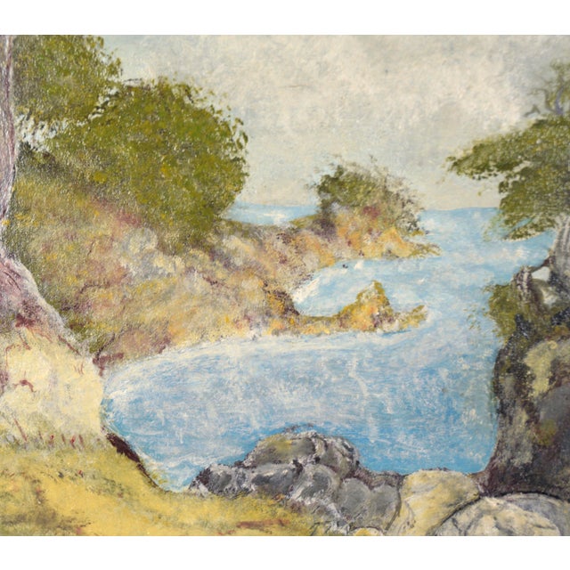American Cliffs and Cypresses at Pt. Lobos, California - Seascape Charles F. Cummins 1929 For Sale - Image 3 of 9