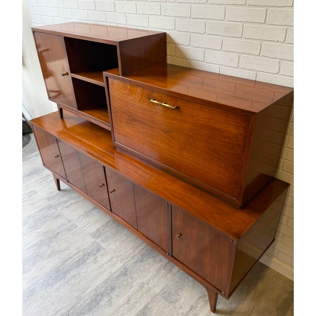 MCM Vintage Modular Credenza Wall Unit For Sale - Image 9 of 9