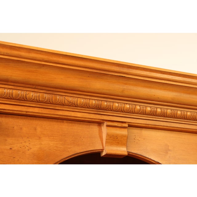 Ethan Allen Legacy Collection Open Bookcase Cabinet For Sale - Image 10 of 15