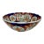 Vintage Scalloped Edge Imari Bowl Decorated With Colorful Floral Patterns & Butterflies From Japan - Circa 1940 For Sale