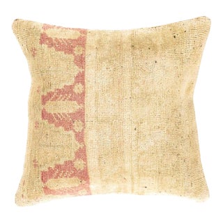 Pasargad DC Vintage Hand Knotted Rug Turkish Pillow For Sale