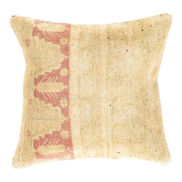 Pasargad DC Vintage Hand Knotted Rug Turkish Pillow For Sale