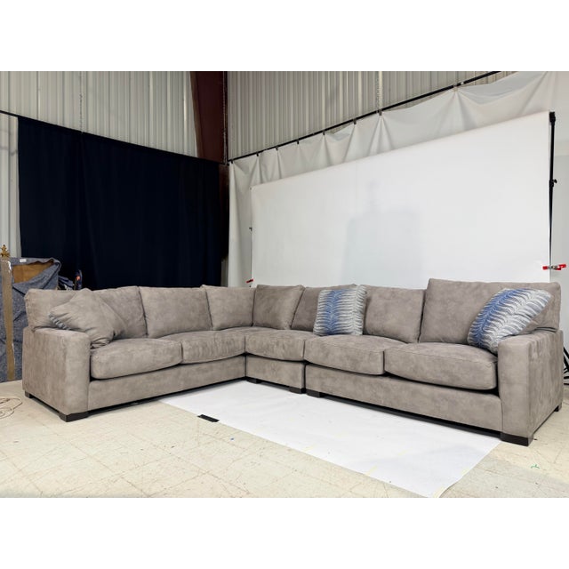 This is a beautiful, lounge ready sectional from Paladin Industries crafted in three substantial pieces and upholstered in...
