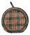 Vintage Tartan Plaid Hat Box Case For Sale