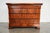 French French Louis Philippe Flame Mahogany Commode With Original Ebonized Detailing, Mid-19th Century For Sale - Image 3 of 9