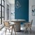 Black Nova and Raya Mother of Pearl Dining Table and Cane Chair Set For Sale - Image 8 of 8