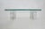 Coffee Table in Carrara Marble and Glass For Sale - Image 12 of 12