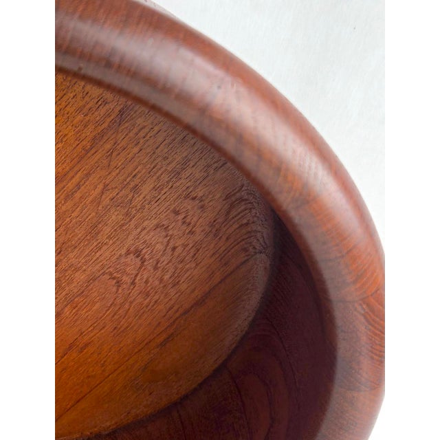 1960s Kalmar Designs Danish Teak Wood Bowl For Sale - Image 14 of 17