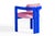 Vértigo Dining Chair in Pink Velvet with Blue Legs. The Vértigo Dining Chair captures the tension between chaos and...