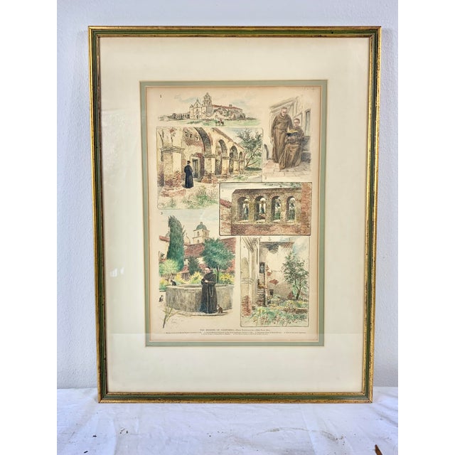 Vintage Missions of California Print For Sale - Image 11 of 11