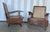 English Mid 20th Century Pair of Deco Period British Colonial Teak Club Chairs For Sale - Image 3 of 6