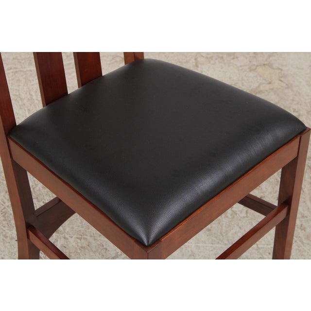 Set of 8 Stickley Cherry 21st Century Dining Chairs For Sale - Image 14 of 18