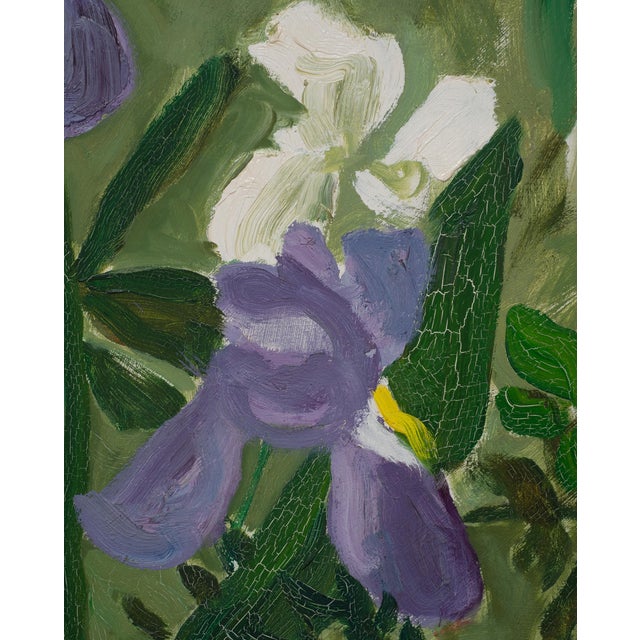 "Still Life With Flowers" Painting by Bryan Wilson 3 Ft. 1960 For Sale - Image 18 of 18