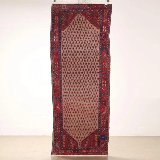 Malayer Rug in Cotton & Wool Heavy Knot, Middle East For Sale - Image 6 of 11