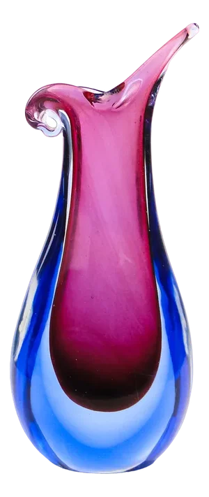 Italian Vase in Murano Glass from Mandruzzato, 1950s