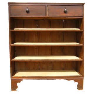 19th Century Antique English Country Chest For Sale