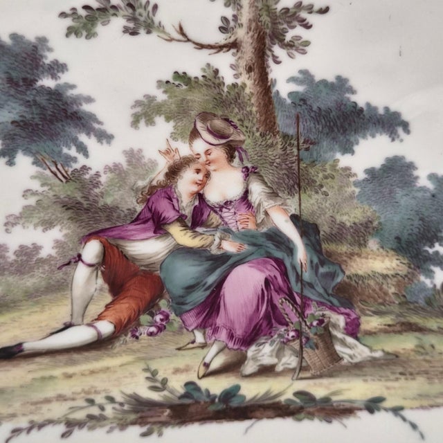 Antique Marseille Porcelain Tray by Joseph-Gaspard Robert, 1700s For Sale - Image 3 of 9