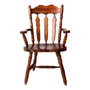 Mid-Century Lodge Style Dining Chair