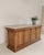 French Pine and Marble Top Counter, Early 20th Century For Sale - Image 6 of 18