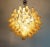 Italian Murano Style Chandelier, 53 Caramel Lattimo Glass Petals, Mazzega Style For Sale - Image 11 of 12