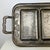 Metal Antique Footed Serving Plate For Sale - Image 7 of 11