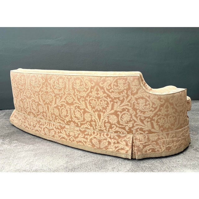 Vintage Ferguson Copeland Damask Sofa For Sale - Image 10 of 14