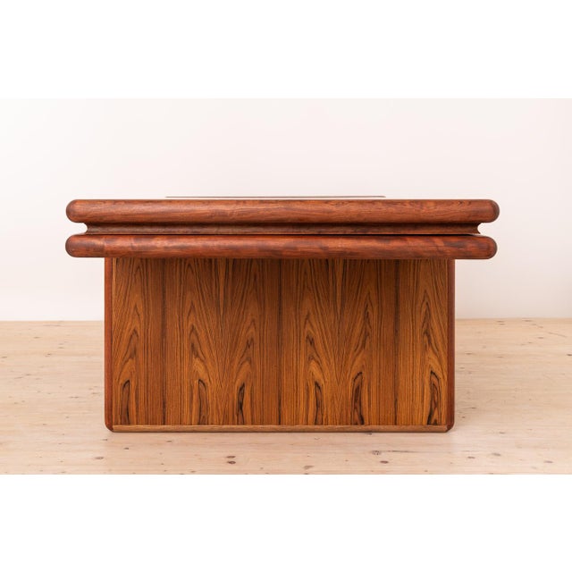Dyrlund Supreme Executive Desk by Henning Jensen & Torben Valeur for Dyrlund, 1970 For Sale - Image 4 of 10