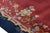 Antique Chinese Art Deco Rug in Red With Floral Patterns | Rug & Kilim For Sale In New York - Image 6 of 7