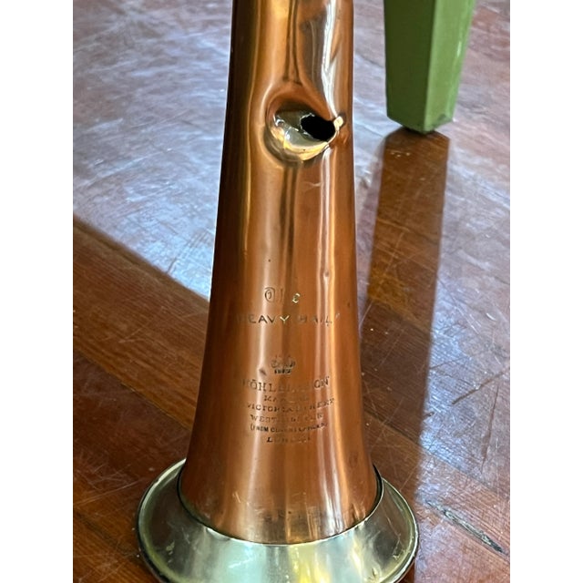 Brass Mid 19th Century Silver & Brass Carriage Horn by Kohler and Son For Sale - Image 8 of 13