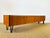 Wood Low Scandinavian Teak Sideboard with Metal Compass Legs, 1960 For Sale - Image 7 of 17