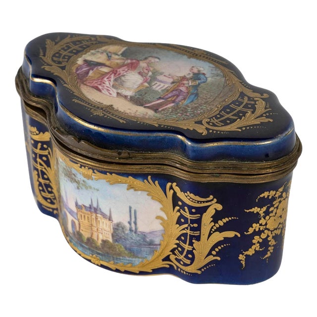 Small Napoleon III Box from Sèvres For Sale