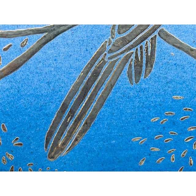 Emilia Castillo for Los Castillo Cobalt Porcelain & Silver Bowl, 1990 For Sale - Image 12 of 18