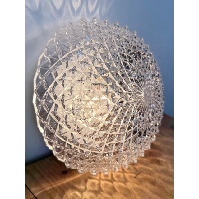 Vintage Glass Ceiling Light, 1970s For Sale - Image 13 of 16