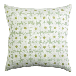 Kevin O'Brien Daisy Pear 22" Performance Pillow For Sale