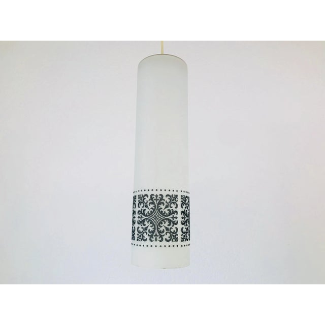 1960s 1960s Opaline Glass Pendant Lamps by Glashütte Limburg - Set of 3 For Sale - Image 5 of 12
